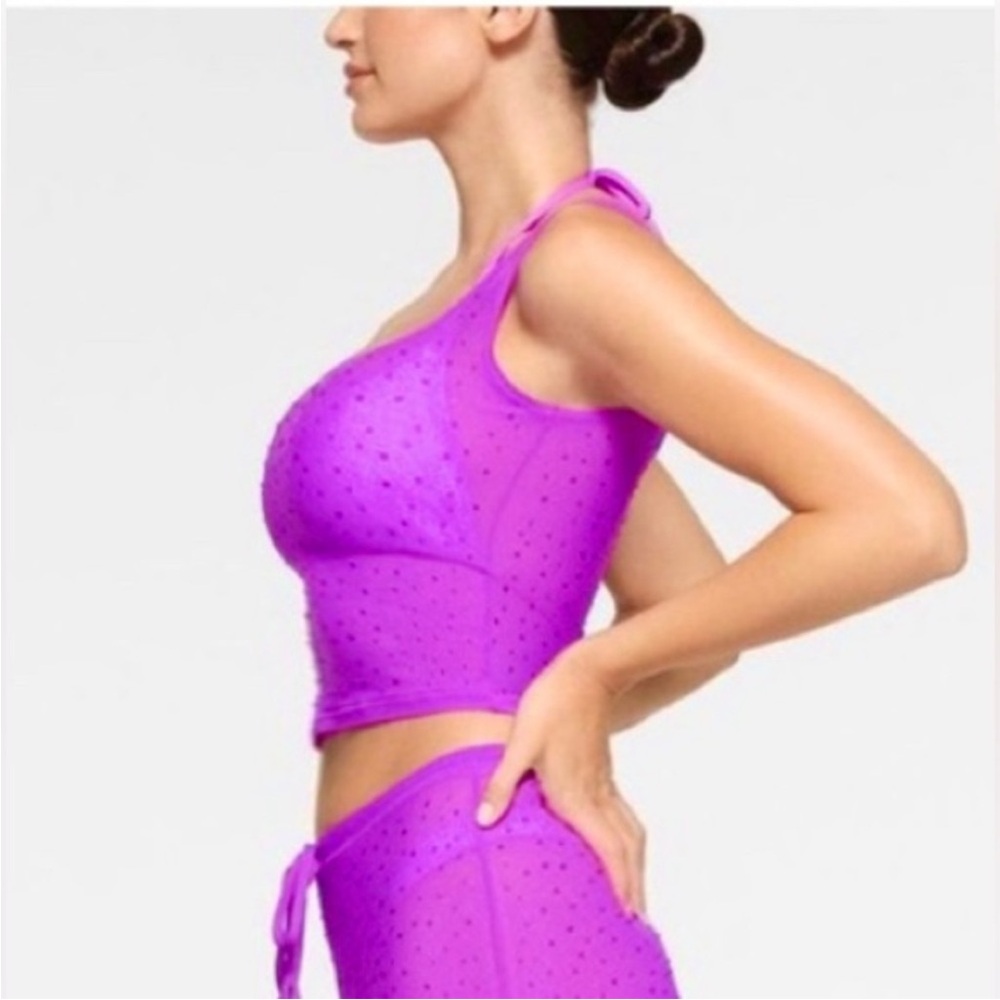 NWT—-SKIMS Purple Swim Coverup - Picture 3 of 9